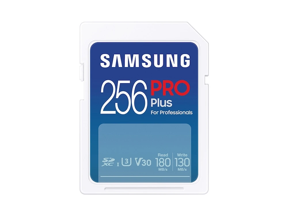 PRO Plus + Reader Full Size SDXC Card 256GB