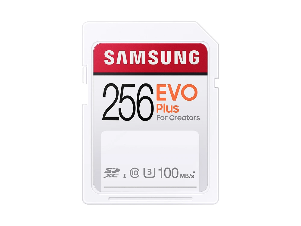 EVO Plus SDXC Full-size SD Card 256GB - Pack Memory & Storage