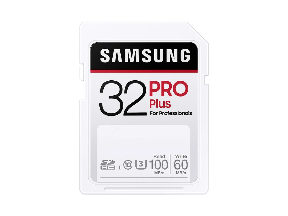 PRO Plus SDHC Full-size SD Card 32GB Memory & Storage - MB-SD32H/AM | Samsung US