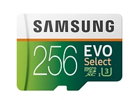 EVO Select microSDXC Memory Card 256GB - Pack Memory & Storage