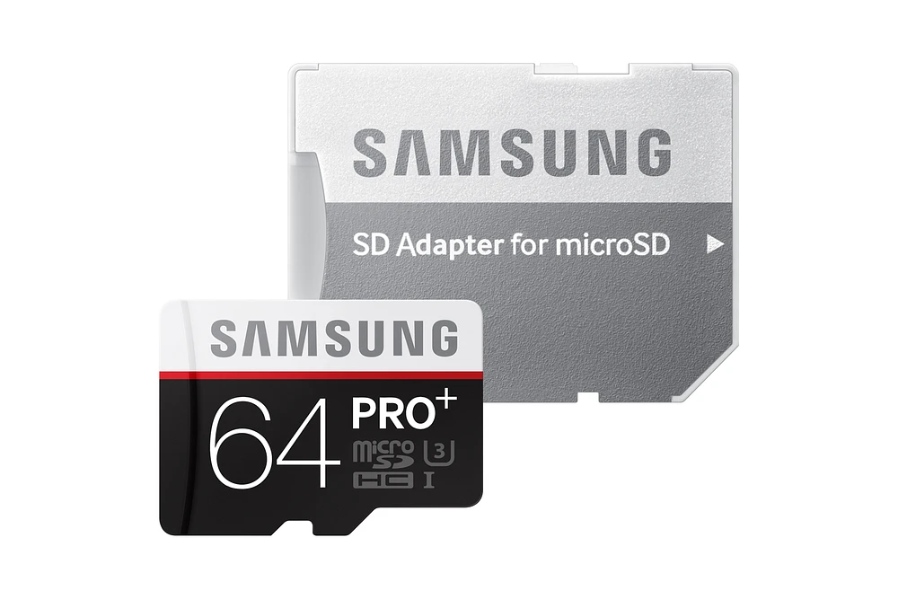 Micro SD PRO+ 64GB Memory Card w/ Adapter Memory & Storage - MB-MD64DA/AM | Samsung US