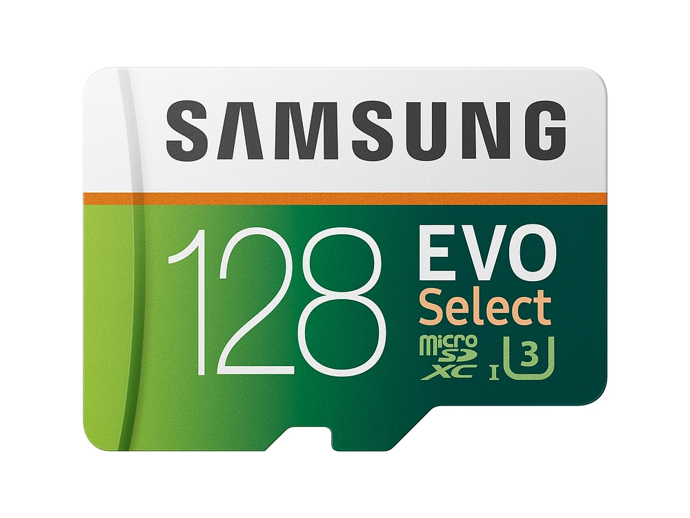 EVO Select microSDXC Memory Card 128GB - Pack Memory & Storage