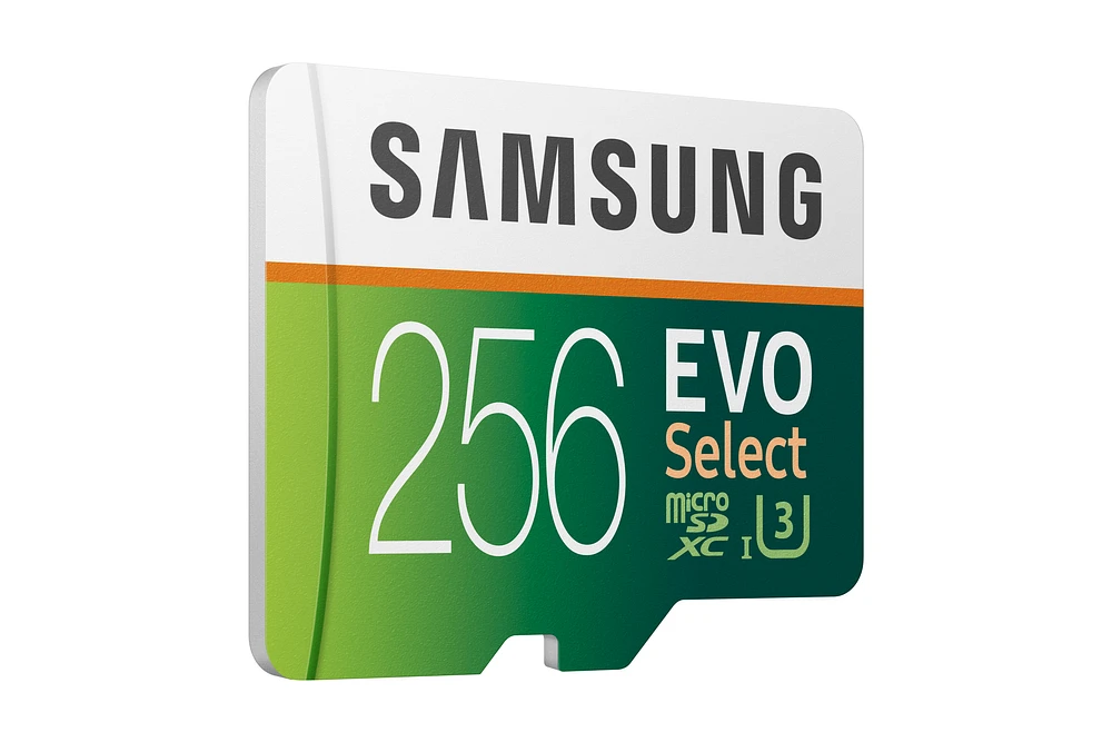 MicroSDXC EVO Select Memory Card w/ Adapter 256GB Memory & Storage - MB-ME256GA/AM | Samsung US