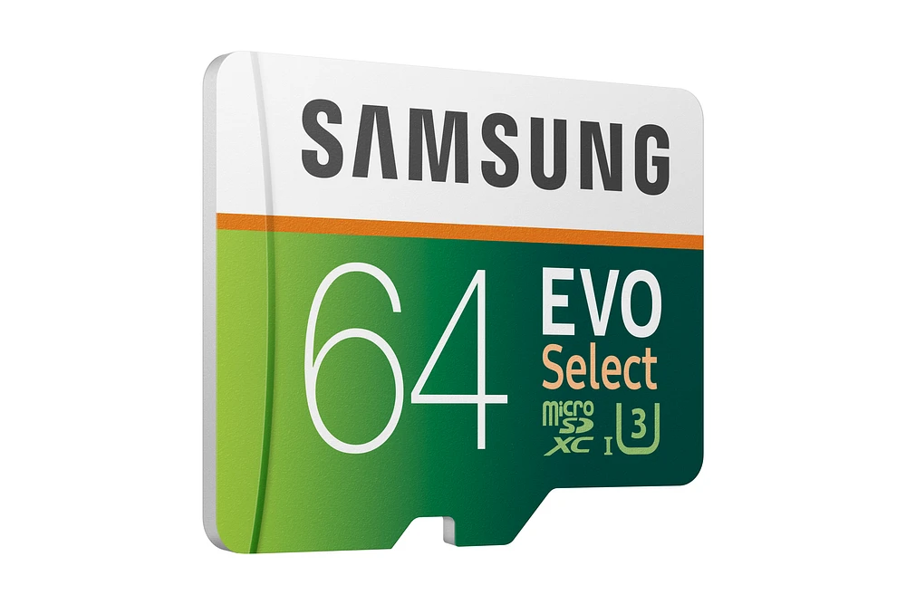 MicroSDXC EVO Select Memory Card w/ Adapter 64GB Memory & Storage - MB-ME64GA/AM | Samsung US