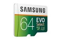 MicroSDXC EVO Select Memory Card w/ Adapter 64GB Memory & Storage - MB-ME64GA/AM | Samsung US