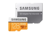 MicroSDXC EVO Memory Card w/ Adapter 128GB Memory & Storage - MB-MP128GA/AM | Samsung US