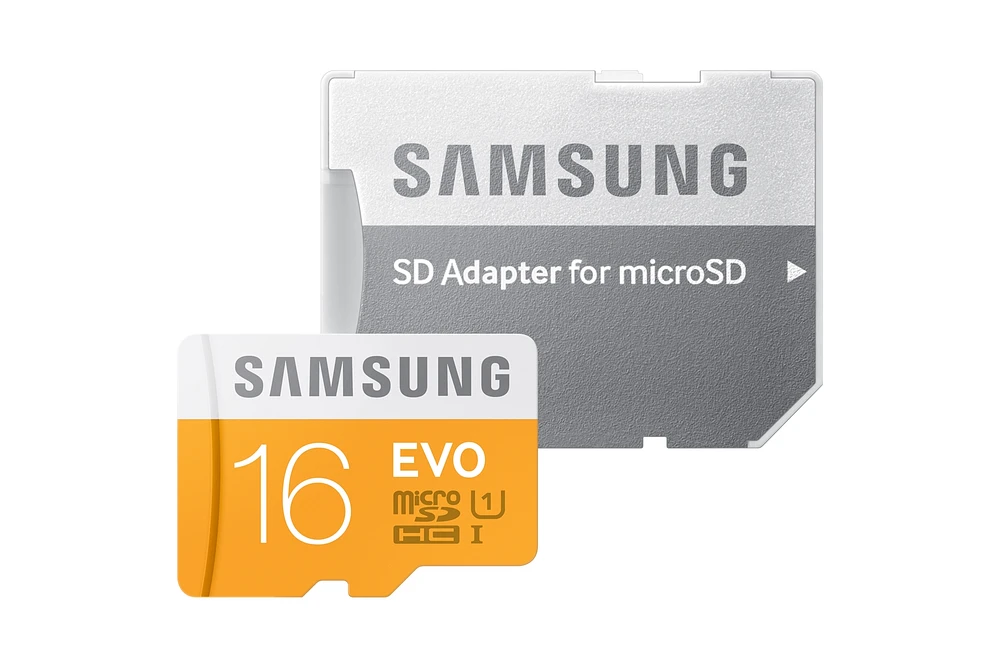 MicroSDHC 16GB EVO Memory Card with Adapter Memory & Storage - MB-MP16DA/AM | Samsung US