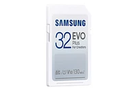 EVO Plus Full-Size SDHC Card 32GB Memory & Storage - MB-SC32K/AM | Samsung US