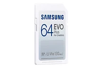 EVO Plus Full-Size SDXC Card 64GB Memory & Storage