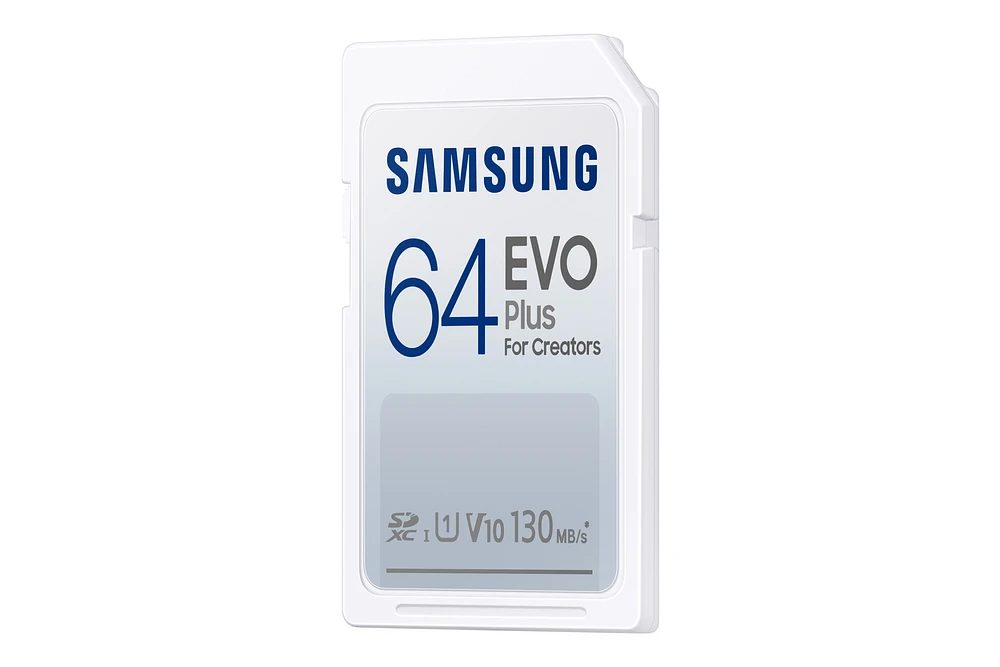 EVO Plus Full-Size SDXC Card 64GB Memory & Storage