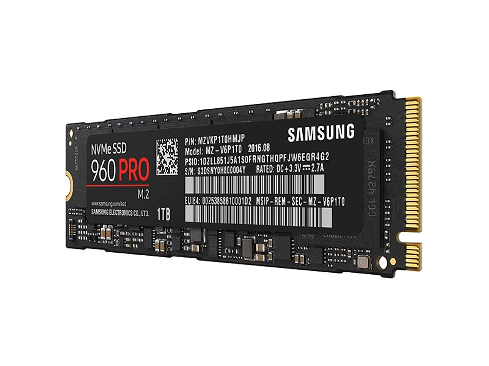 SSD 960 PRO M.2 1TB Memory & Storage - MZ-V6P1T0BW | Samsung US