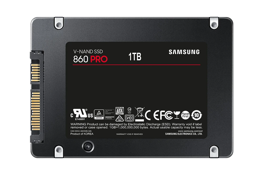 SSD 860 PRO 2.5" SATA III 1TB Memory & Storage - MZ-76P1T0BW | Samsung US