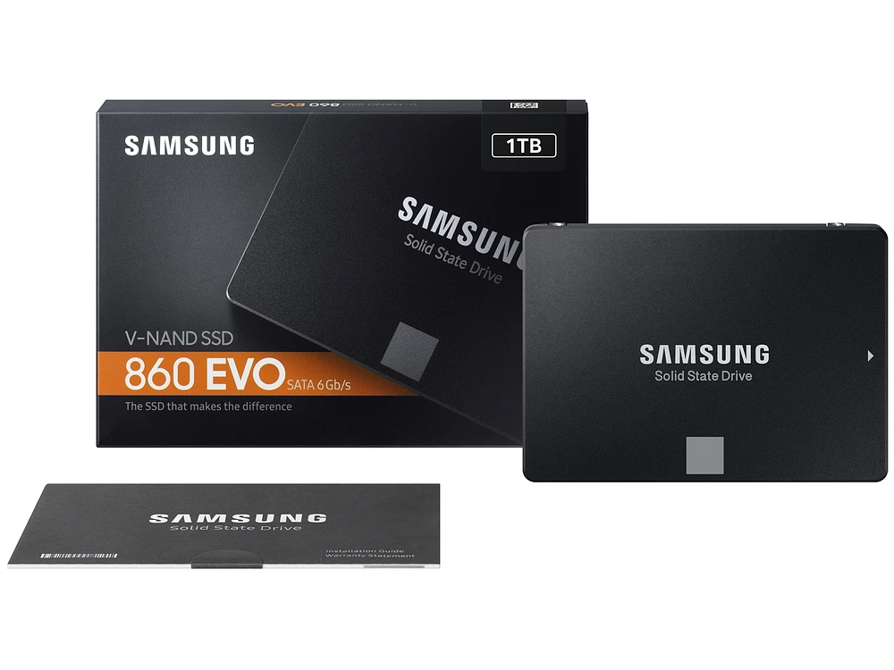 SSD 860 EVO 2.5" SATA III 1TB Memory & Storage - MZ-76E1T0B/AM | Samsung US