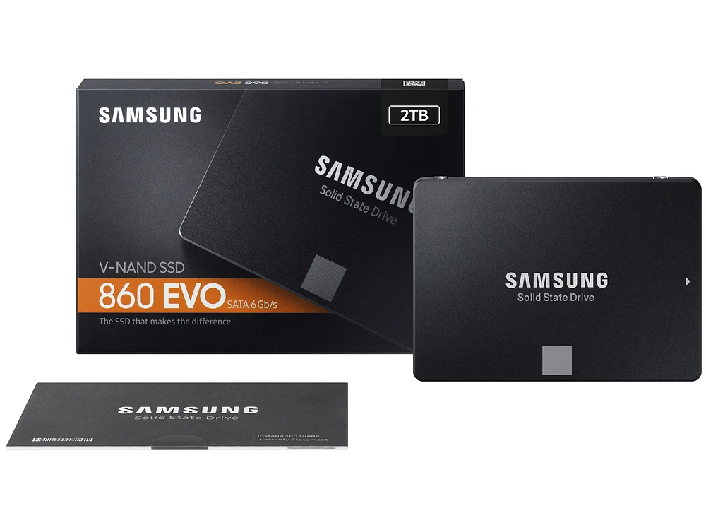 SSD 860 EVO 2.5" SATA III 2TB Memory & Storage - MZ-76E2T0B/AM | Samsung US