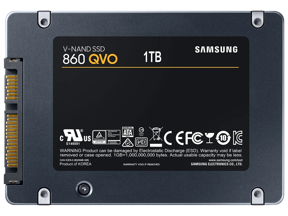 SSD 860 QVO 2.5” SATA III 1TB Memory & Storage - MZ-76Q1T0B/AM | Samsung US