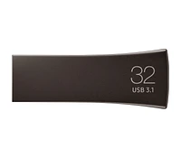 USB 3.1 Flash Drive BAR Plus 32GB Titan Gray Memory & Storage - MUF-32BE4/AM | Samsung Business US