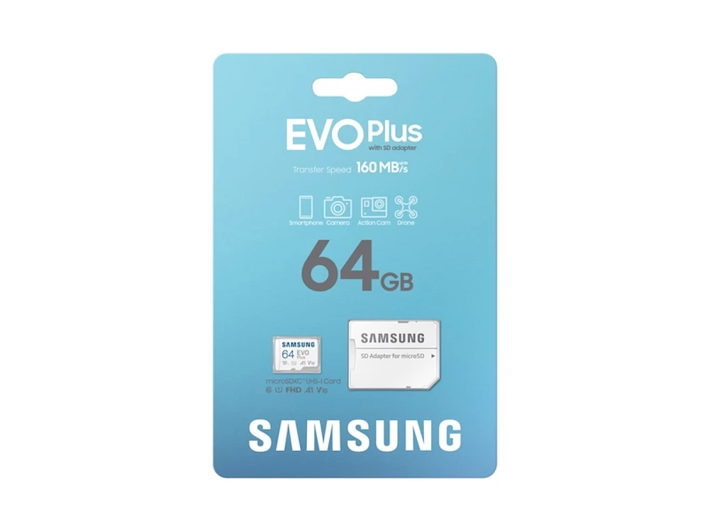 EVO Plus + Adapter microSDXC 64GB (2024)