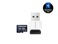 128GB PRO Ultimate + Reader MicroSD Card External Storage Device | Samsung US