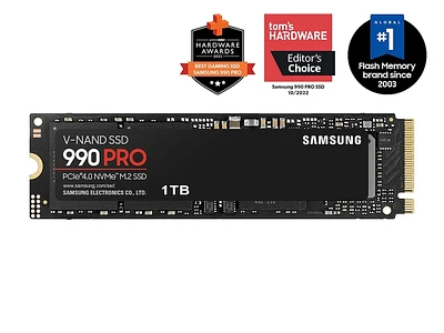 990 PRO PCIe<sup>®</sup> 4.0 NVMe<sup>®</sup> SSD 1TB