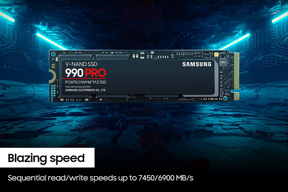 990 PRO PCIe® 4.0 NVMe™ SSD 4TB | Samsung Business US