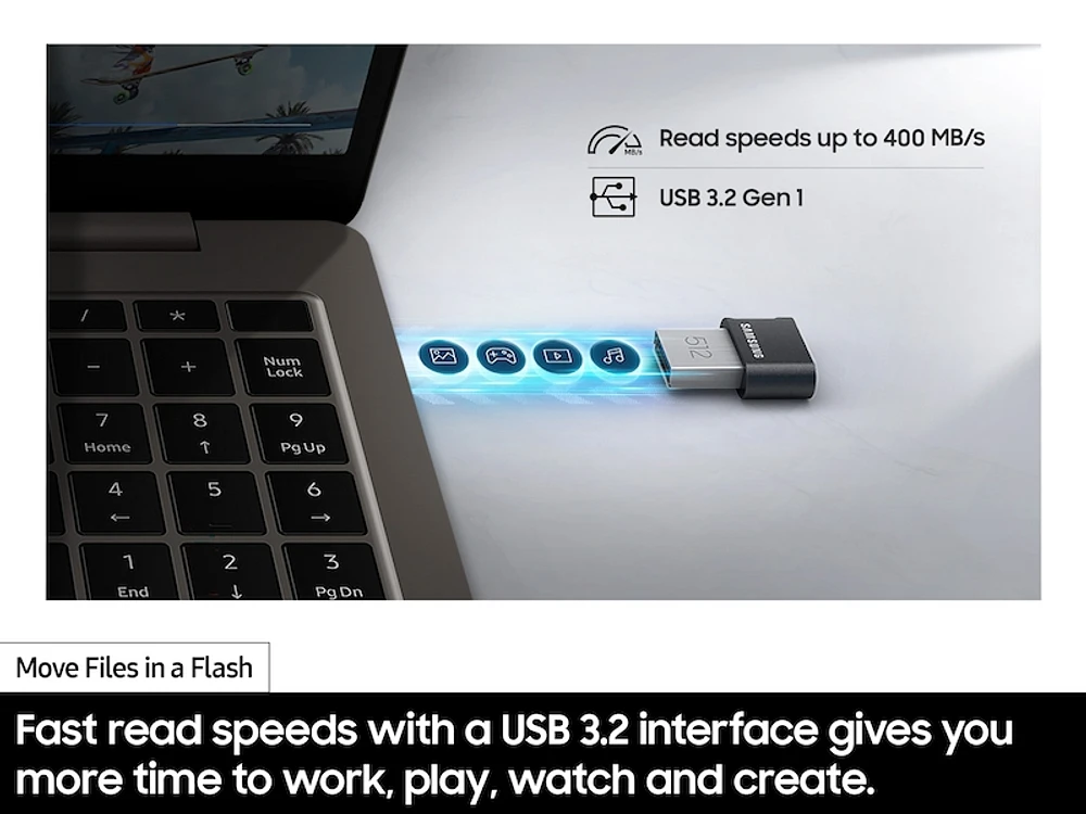 FIT Plus USB 3.2 Flash Drive 512GB