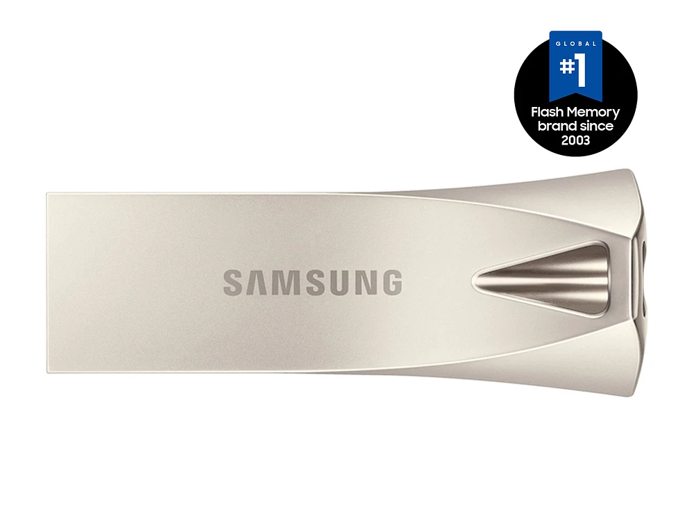 MUF-256BE3/AM | BAR Plus USB 3.1 Flash Drive 256GB Champagne Silver | Samsung Business US