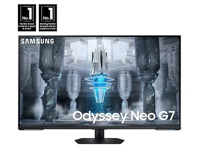 43" Odyssey Neo G7 4K UHD 144Hz 1ms VESA Display HDR600 Smart Gaming Monitor