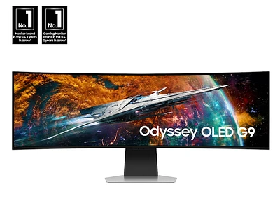 49" Odyssey OLED G9 (G95SC) DQHD 240Hz 0.03ms G-Sync Compatible Curved Smart Gaming Monitor