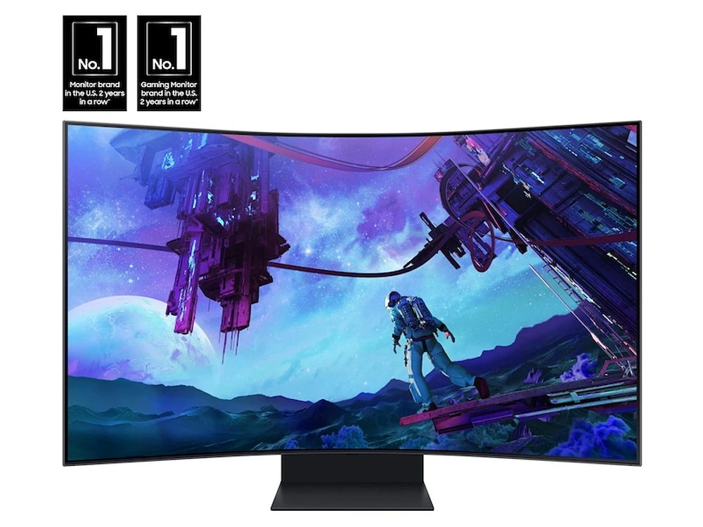 55" Odyssey Ark 2nd Gen. 4K UHD 165Hz 1ms(GtG) Quantum Mini-LED Curved Gaming Screen