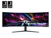 57" Odyssey Neo G9 Dual 4K UHD Quantum Mini-LED 240Hz 1ms(GtG) HDR 1000 Curved Gaming Monitor