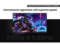 32" Odyssey OLED G8 (G80SD) 4K UHD 240Hz 0.03ms G-Sync Compatible Smart Gaming Monitor with Sleek Metal Design