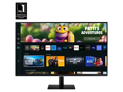 27" M50C FHD Smart Monitor with Streaming TV in Black | Samsung US