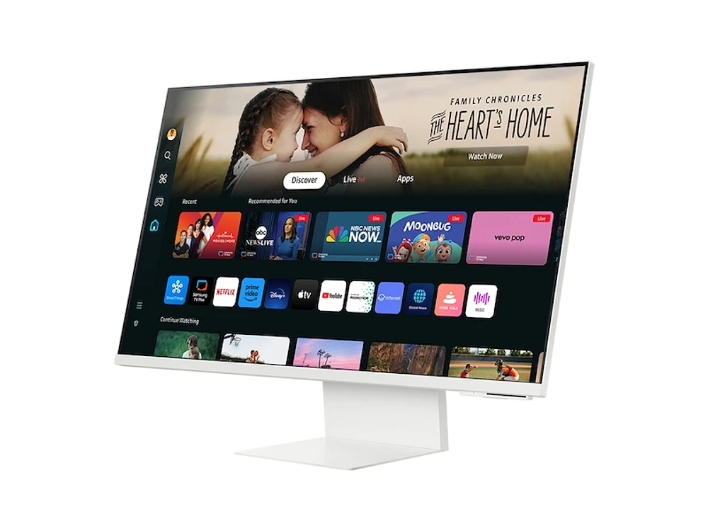 32" Smart Monitor M8 (M80D) 4K UHD with Streaming TV, Speakers, USB-C, Ergonomic Stand and SlimFit Camera