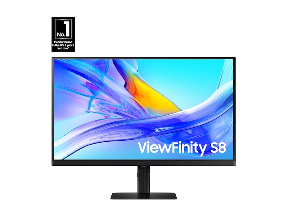 32" ViewFinity S8 (S80UD) 4K UHD HDR10 High Resolution Monitor with USB-C and Ergonomic Stand