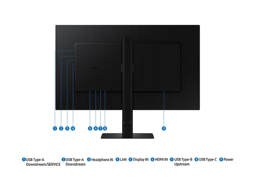 27" ViewFinity S8 (S80UD) 4K UHD HDR10 High Resolution Monitor with USB-C and Ergonomic Stand