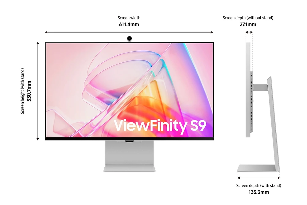 27" ViewFinity S9 5K Monitor LS27C900PANXZA | Samsung US