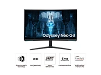 32" Odyssey Neo G8 4K UHD 240Hz Gaming Monitor - LS32BG852NNXGO | Samsung Business US