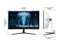 32" Odyssey Neo G8 4K UHD 240Hz Gaming Monitor - LS32BG852NNXGO | Samsung Business US