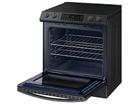 NE63T8111SG/AA | 6.3 cu. ft. Smart Slide-in Electric Range in Black Stainless Steel | Samsung Business US