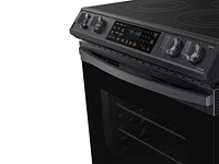 NE63T8511SG/AA | 6.3 cu. ft. Smart Slide-in Electric Range with Air Fry in Black Stainless Steel | Samsung Business US