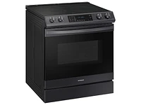 NE63T8511SG/AA | 6.3 cu. ft. Smart Slide-in Electric Range with Air Fry in Black Stainless Steel | Samsung Business US