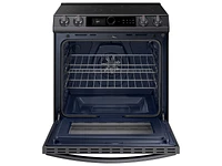 NE63T8711SG/AA | 6.3 cu ft. Smart Slide-in Electric Range with Smart Dial & Air Fry in  Black Stainless Steel | Samsung Business US