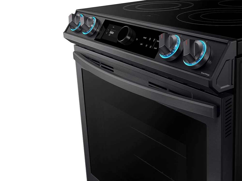 NE63T8711SG/AA | 6.3 cu ft. Smart Slide-in Electric Range with Smart Dial & Air Fry in  Black Stainless Steel | Samsung Business US