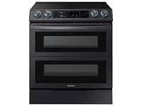 NE63T8751SG/AA | 6.3 cu ft. Smart Slide-in Electric Range with Smart Dial, Air Fry, & Flex Duo™ in Black Stainless Steel | Samsung Business US