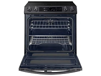 NE63T8751SG/AA | 6.3 cu ft. Smart Slide-in Electric Range with Smart Dial, Air Fry, & Flex Duo™ in Black Stainless Steel | Samsung Business US