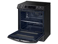 NE63T8751SG/AA | 6.3 cu ft. Smart Slide-in Electric Range with Smart Dial, Air Fry, & Flex Duo™ in Black Stainless Steel | Samsung Business US