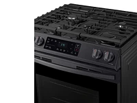 6.0 cu ft. Smart Slide-in Gas Range in Black Stainless Steel Ranges