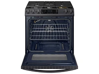 NX60T8511SG/AA | 6.0 cu ft. Smart Slide-in Gas Range with Air Fry in Black Stainless Steel | Samsung Business US