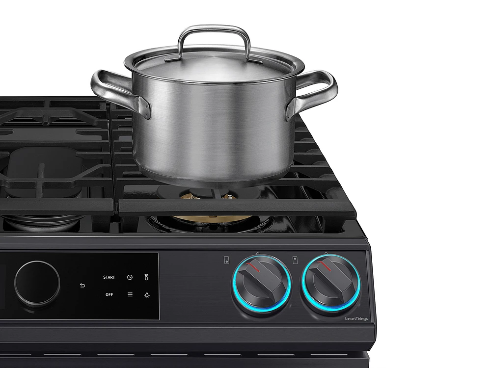 6.0 cu ft. Smart Slide-in Gas Range with Smart Dial & Air Fry in Stainless Steel Ranges