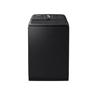 WA51A5505AV/US | 5.1 cu. ft. Smart Top Load Washer with ActiveWave™ Agitator and Super Speed Wash in Brushed Black | Samsung Business US